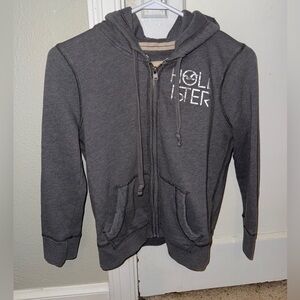 Vintage Hollister Gray Sweatshirt with Logo